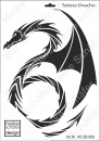 Schablone-Stencil A3 198-0689 Tattoo Drache